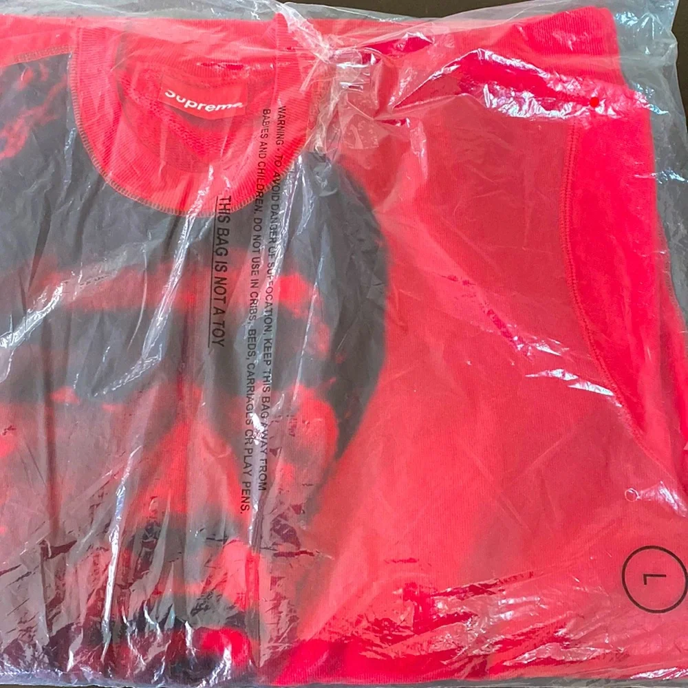 ‼️🥋RARE 2013 SUPREME X BRUCE LEE Crewneck Sweater from FW13 - RED Sz Large 🥋‼️ - Picture 3 of 8